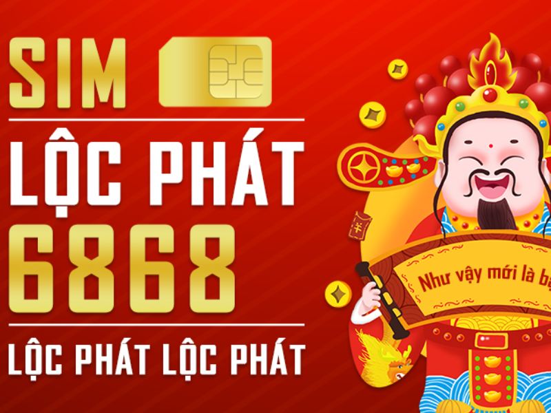 Có các dòng sim Lộc Phát kết hợp như sim đuôi 6868, 8686, hoặc các loại sim VIP khác