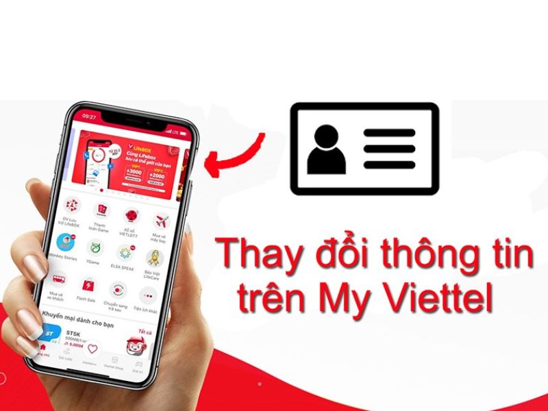 Ứng dụng My Viettel hỗ trợ người dùng thực hiện dịch vụ trực tuyến, bao gồm đổi thông tin chính chủ sim.