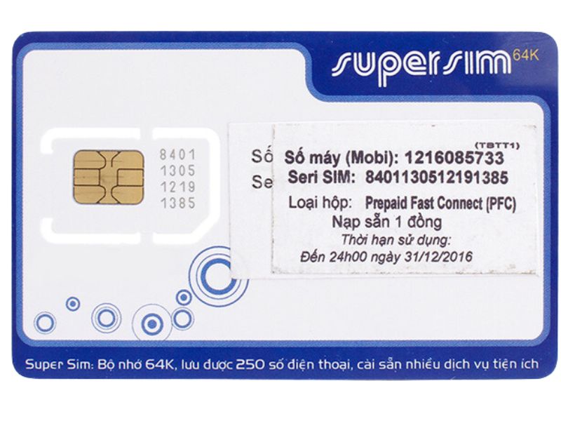 kích hoạt Super Sim MobiFone