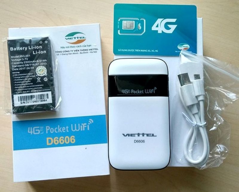 Bộ Phát Wifi Bằng Sim 4G Viettel